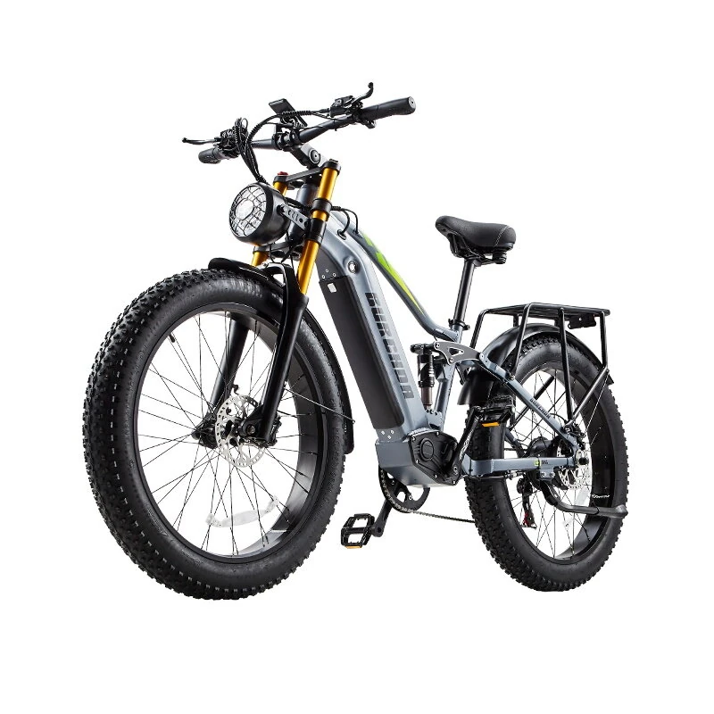 [EU DIRECT] BURCHDA RX80 Electric Bike 1000W Motor 48V 20AH Battery 26*4.0inch Tires Double Shock Absorption System 70-80KM Mileage 180KG MAX Load Snowfield  Electric Bicycle