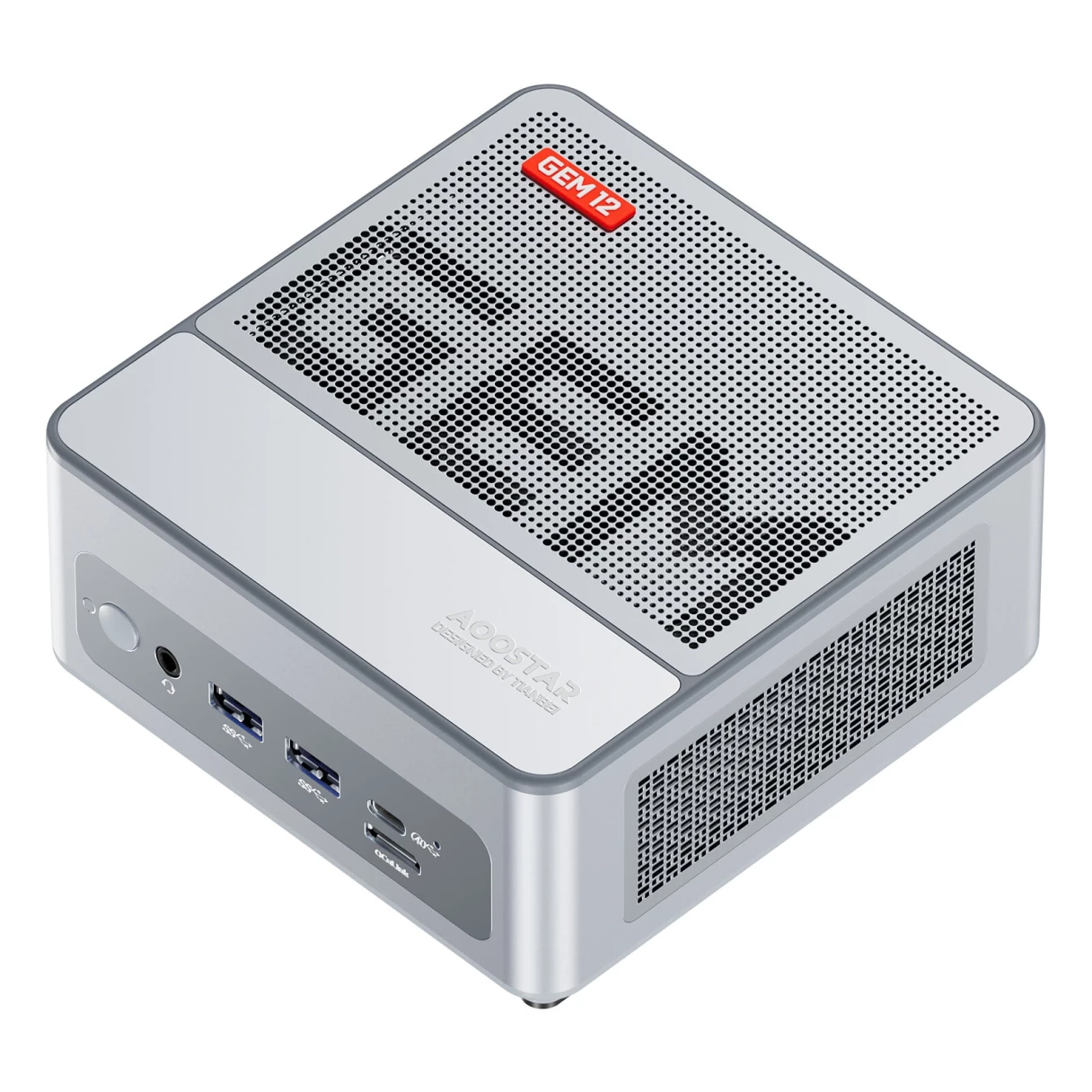 AOOSTAR GEM12 Plus Intel Core i9-12900HK Mini PC 14 Core 20 Thread Up to 5.0 GHz 16GB/32GB RAM DDR5 512GB/1TB SSD 4K Quad Screen Output WIFI6 BT5.2 HD USB4 Type-C Dual 2.5G LAN Mini Computer Desktop PC