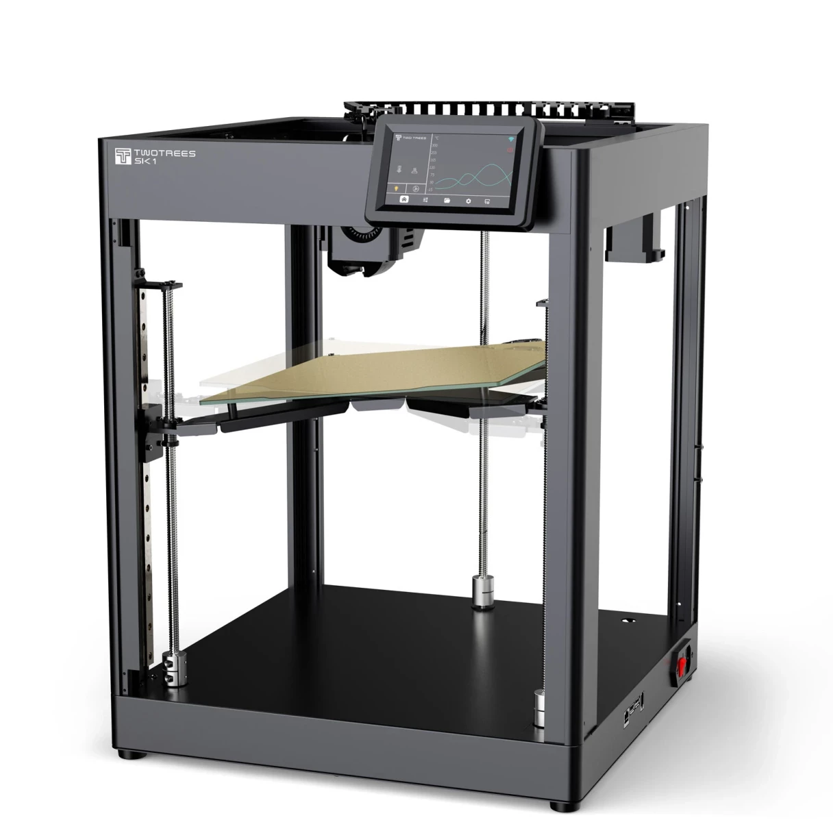 Twotrees SK1 High Speed 3D Printer High-speed 700mm/s Printing Direct Extrusion CoreXY FDM 3D Printer Kit with With WIFI Function Klipper Automatic Leveling Touch Color Screen