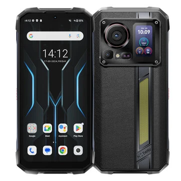 HOTWAV Hyper 7 Pro 5G Dual Display 36GB 256GB 200MP Camera 6.6 inch 120Hz 2.4K Camping Light 33W Fast Charge 10800mAh Dimensity 7050 NFC Android 14 IP68 IP69K Waterproof Rugged Smartphone
