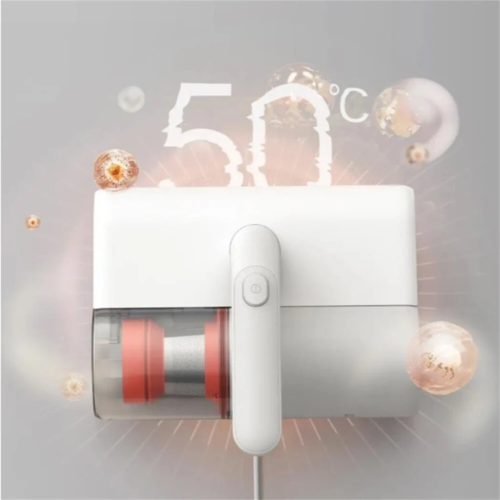 XIAOMI Dust Mite Vacuum Cleanner 2 UV Irradiation 220V 12000Pa Hurricane Suction Vacuum Cleaner Hot Wind Drying Visual Dust Cup