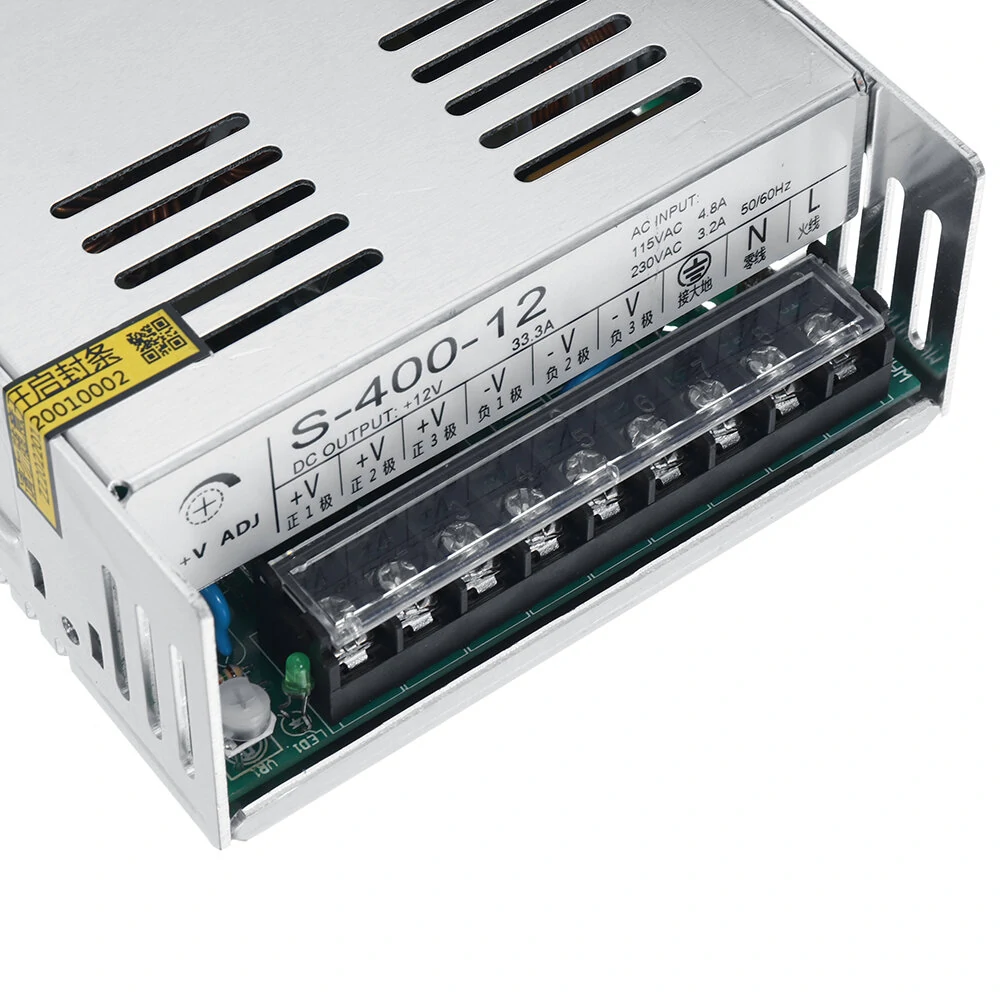 RD6006/RD6006-W LED Switching Power Supply S-400W-48V/DC12V/24V/36V/60V 8.3A-33.3A Support Monitoring Transformer Lighting