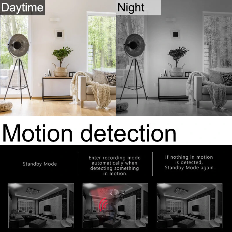 XD 1080P FHD Mini Cameras IR-cut Night Vision Security Protection Micro Cam Motion Detection Loop Video Mobile Monitoring Video Recorder Camera