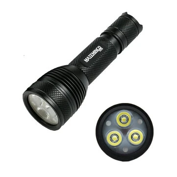 MANTEMINCO X6S 3*LED 3000LM Ultra Bright EDC LED Flashlight Small Throw Flood Tactical Flashlight 18650 Battery Mini Torch Strong Searching Floodlight