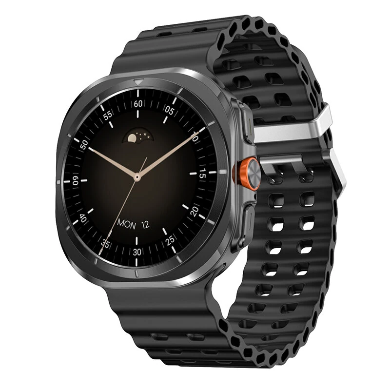 DT NO.I DT Watch Ultra 1.5inch HD Screen Built-in 4GB Memory 1000+ Songs ChatGPT/Recorder/NFC/Compass bluetooth Call Heart Rate Blood Oxygen Monitor Sleep Monitoring Multi-sport Modes Music Playback IP68 Waterproof Smart Watch