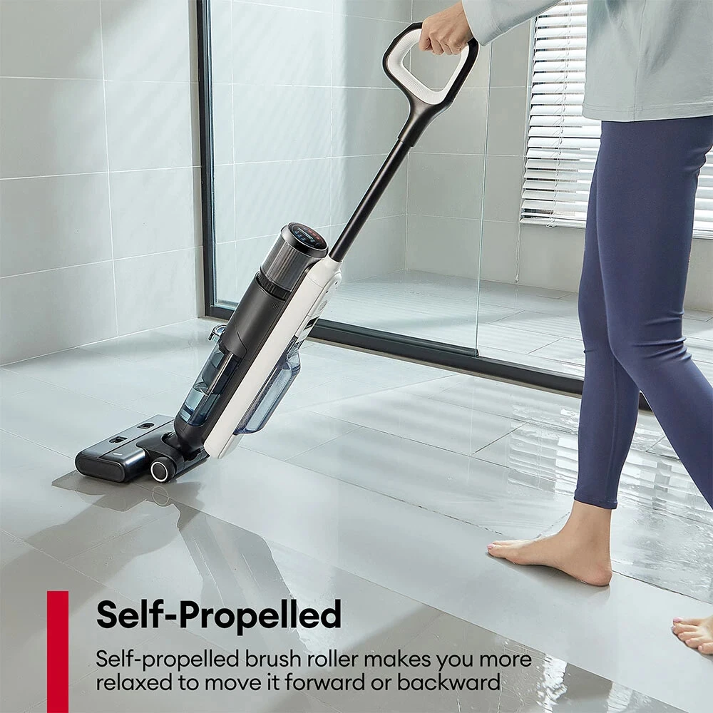 [EU Direct] Ultenic AC1 Elite Cordless Vacuum And Mop with Self-Cleaning, Up to 50min Runtime, Smart Dirt Detection, 3 Cleaning Mode, LCD Display, Dual Tank, Self-propelled, Great for Hard Floors and Sticky Messes