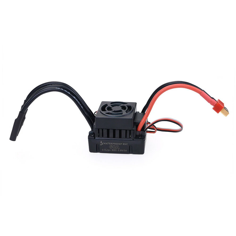 Surpass Hobby Waterproof F540 V2 3650 Sensorless Brushless Motor with 60A ESC for 1/12 1/14 RC Brushless Cars Tamiya TT-02