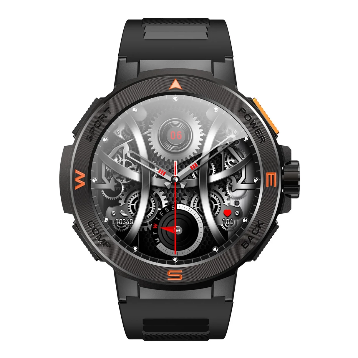 BlitzWolf® BW-AT5 1.43 inch AMOLED 466*466 pixel Altitude Barometer Compass Full Touch Plus 5 Buttons Health Monitoring bluetooth Call Outdoor Sports Smart Watch