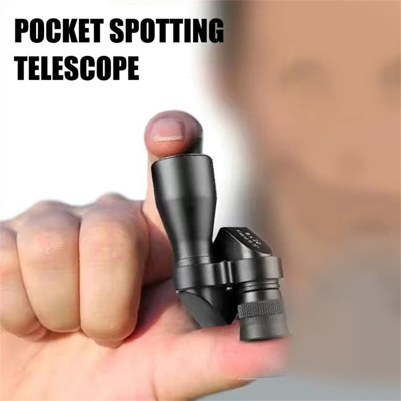 1000x20 Mini Portable High Definition Long Range Clear Monocular Telescope High Magnification Zoom Hunting Camping Mountaineering Fishing Outdoor