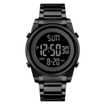 SKMEI Men's LED Night Light Watch Multifunctional Digital Timing Alarm Wristwatches, Ideal Choice For Gifts Men Watch