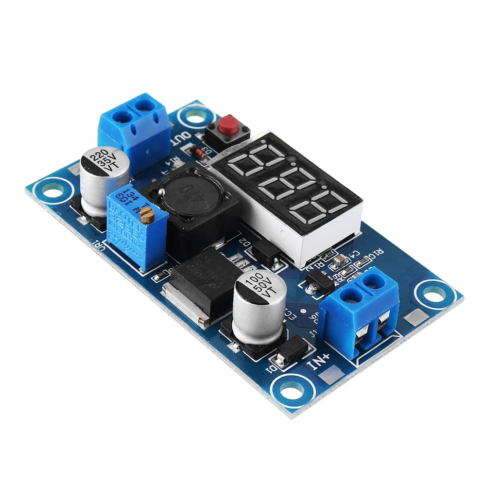 LM2596 DC-DC Voltage Regulator Adjustable Step Down Power Supply Module With Display