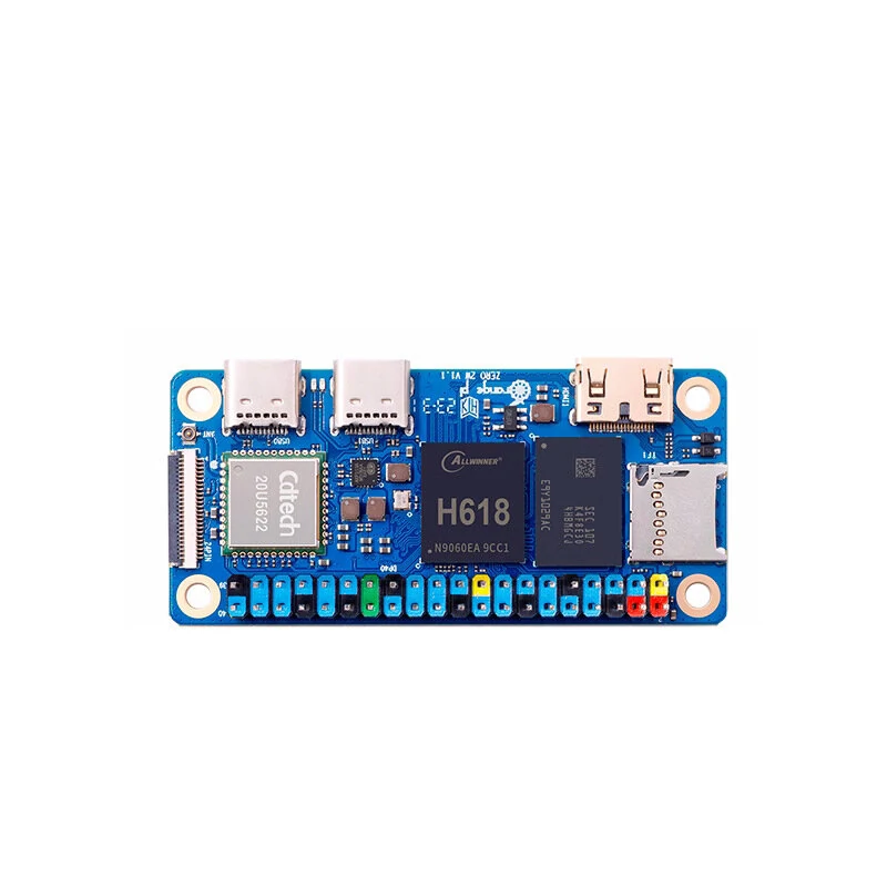 Orange Pi Zero 2W 1/1.5/2/4GB RAM + Expansion Board Development Board Allwinner H618 Support WiFi5.0+BT5.0 Orange Pi Zero 2W Single Board Computer