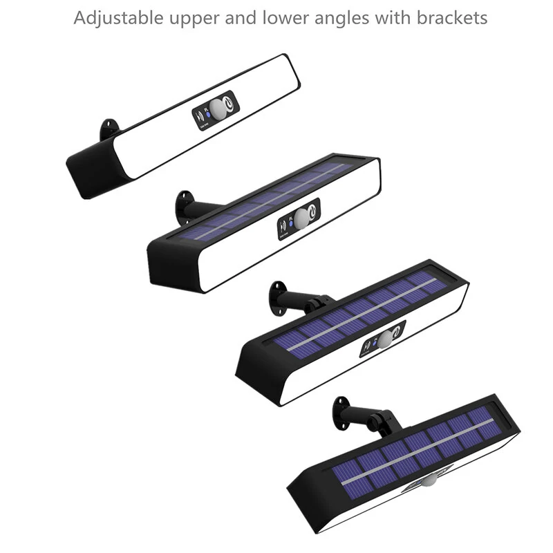 Outdoor Waterproof Wall Mounted Solar Light 3 Mode Human Body Sensor Solar Lamp Light Control Auto ON OFF Porch Light for Garden