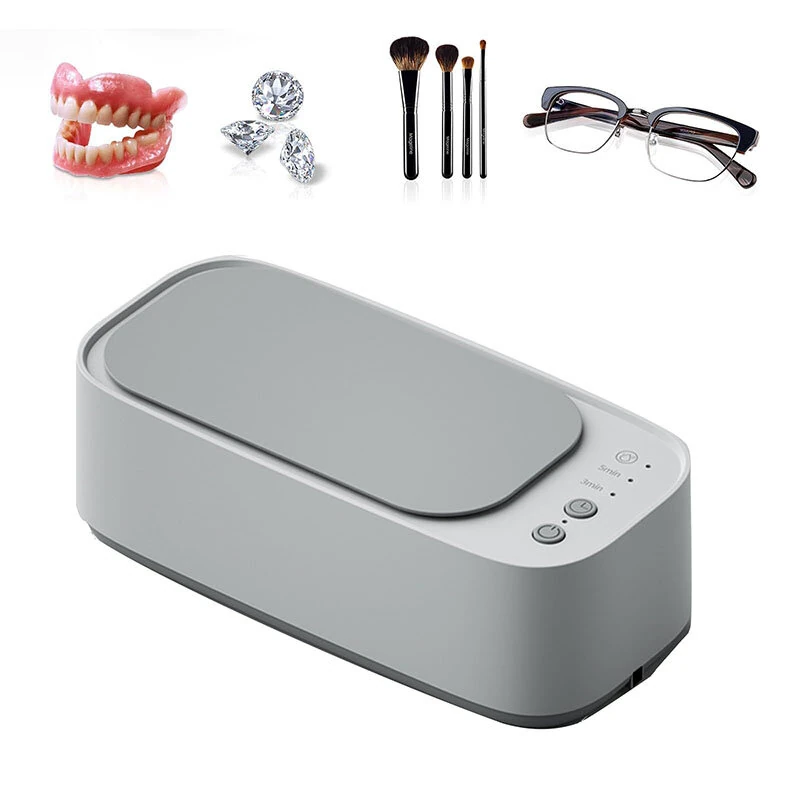 Ultrasonic Cleaning Machine Glasses Cleaning Machine Portable Household Jewelry Glasses Cosmetic Lens Cleaner Teeth Set Cleaner