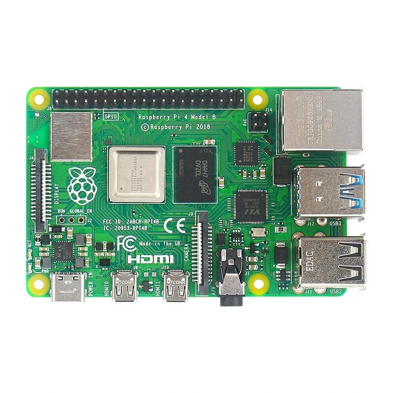 Raspberry Pi 4 Model B 1/2/4/8GB RAM Cortex-A72 ARM v8 64-bit SoC 1.5GHz Gigabit Ethernet WiFi BLE 4K Video RPi 4B Pi4 Development Board