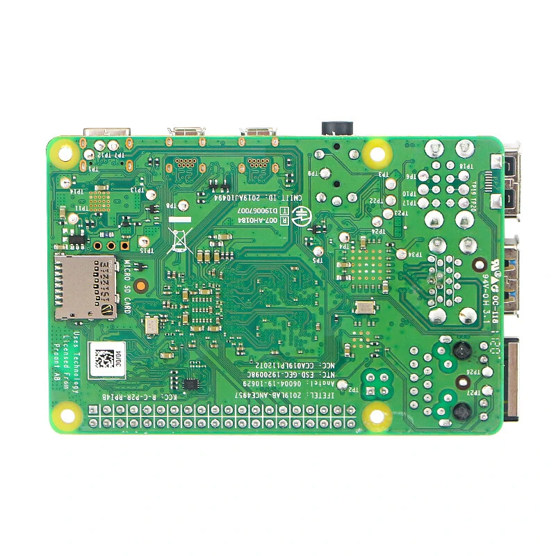 Raspberry Pi 4 Model B 1/2/4/8GB RAM Cortex-A72 ARM v8 64-bit SoC 1.5GHz Gigabit Ethernet WiFi BLE 4K Video RPi 4B Pi4 Development Board