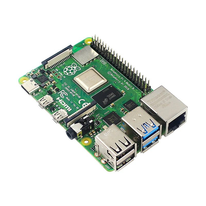 Raspberry Pi 4 Model B 1/2/4/8GB RAM Cortex-A72 ARM v8 64-bit SoC 1.5GHz Gigabit Ethernet WiFi BLE 4K Video RPi 4B Pi4 Development Board