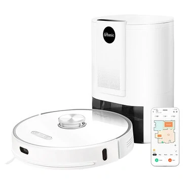 Ultenic T10 Robot Vacuum Cleaner with Self-Emptying Station 3000pa Suction 2-in-1 Vacuuming and Mopping LDS Navigation Automatic Carpet Boost 280Mins Run Time APP Alexa & Google Home Control