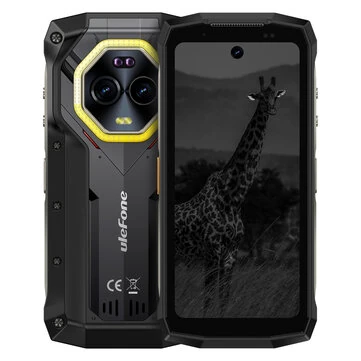 Ulefone Armor Mini 20 Pro 5G Versatile LED Light 4.7 inch 50MP Camera 64MP Night Camera 16GB 256GB 33W Fast Charge 15W Wireless Charge Android 14 NFC Dimensity 6300 IP68 IP69K Waterproof Rugg