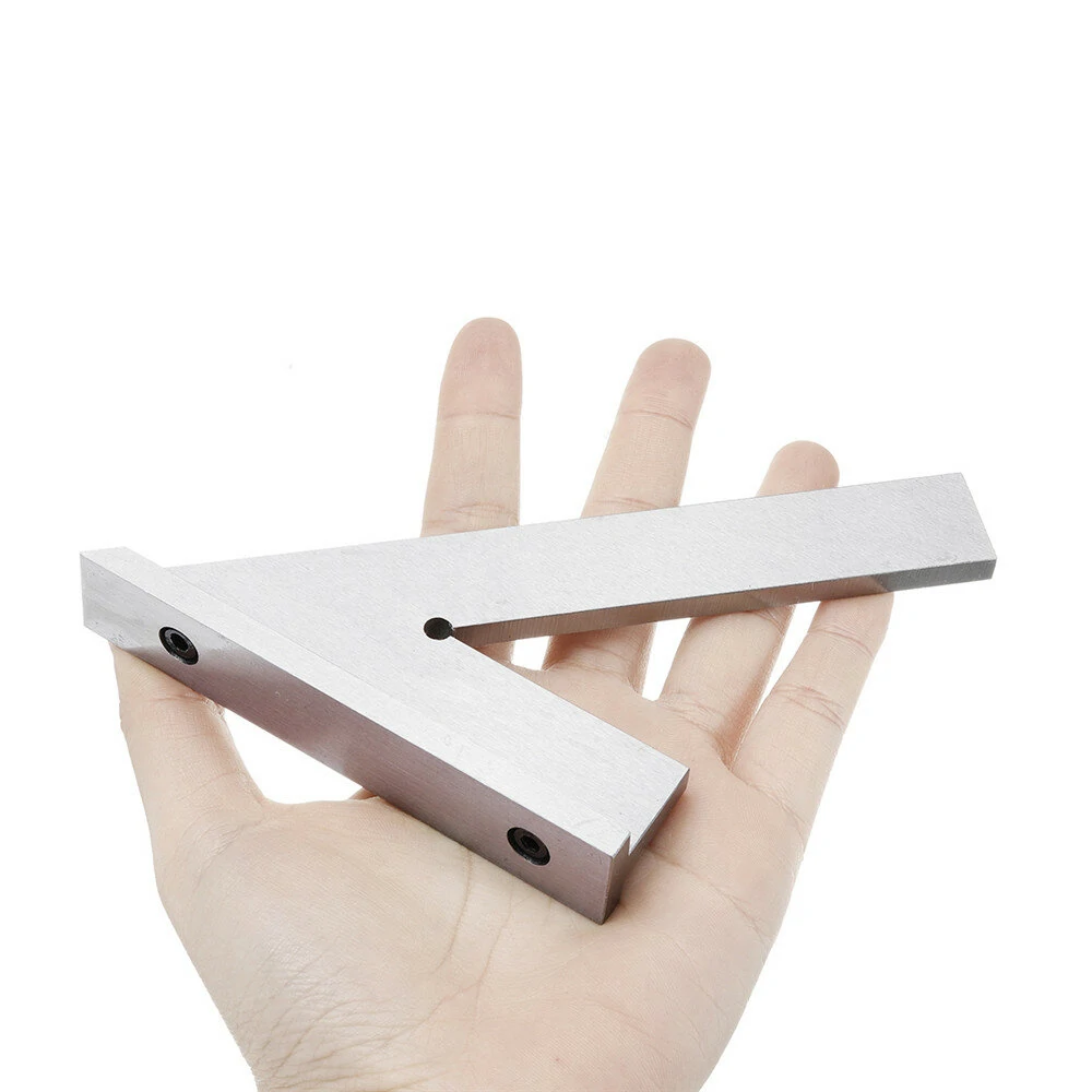 ENJOYWOOD Stainless Steel 45 Degree Miter Angle Corner Ruler Wide Base Gauge Woodworking Measuring Tools