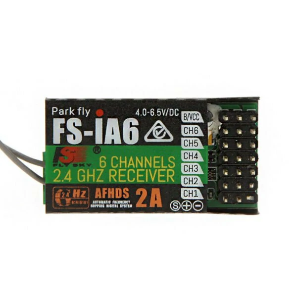 FlySky FS-iA6 2.4G 6CH AFHDS 2A Receiver For FS-i10 FS-i6 Transmitter