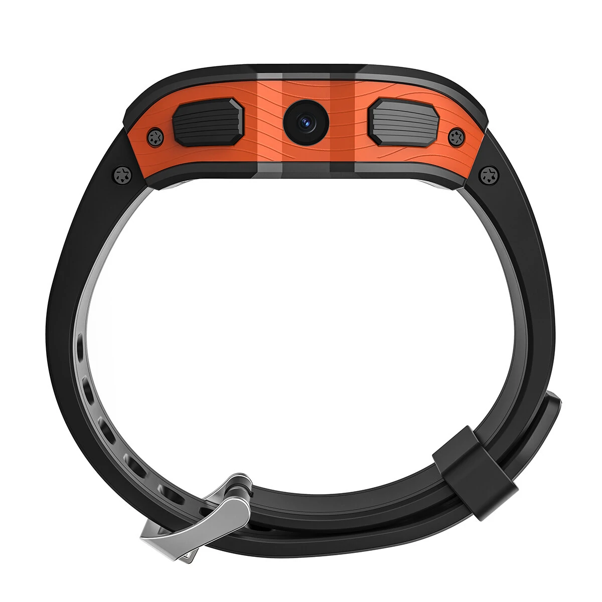 Rogbid Model X 2.1 inch HD 400*454 Pixels 4G LTE 4GB+128GB GPS 13MP+5MP Dual Camera IP68 Waterproof Face Unlock Ceramic Smart Watch Phone