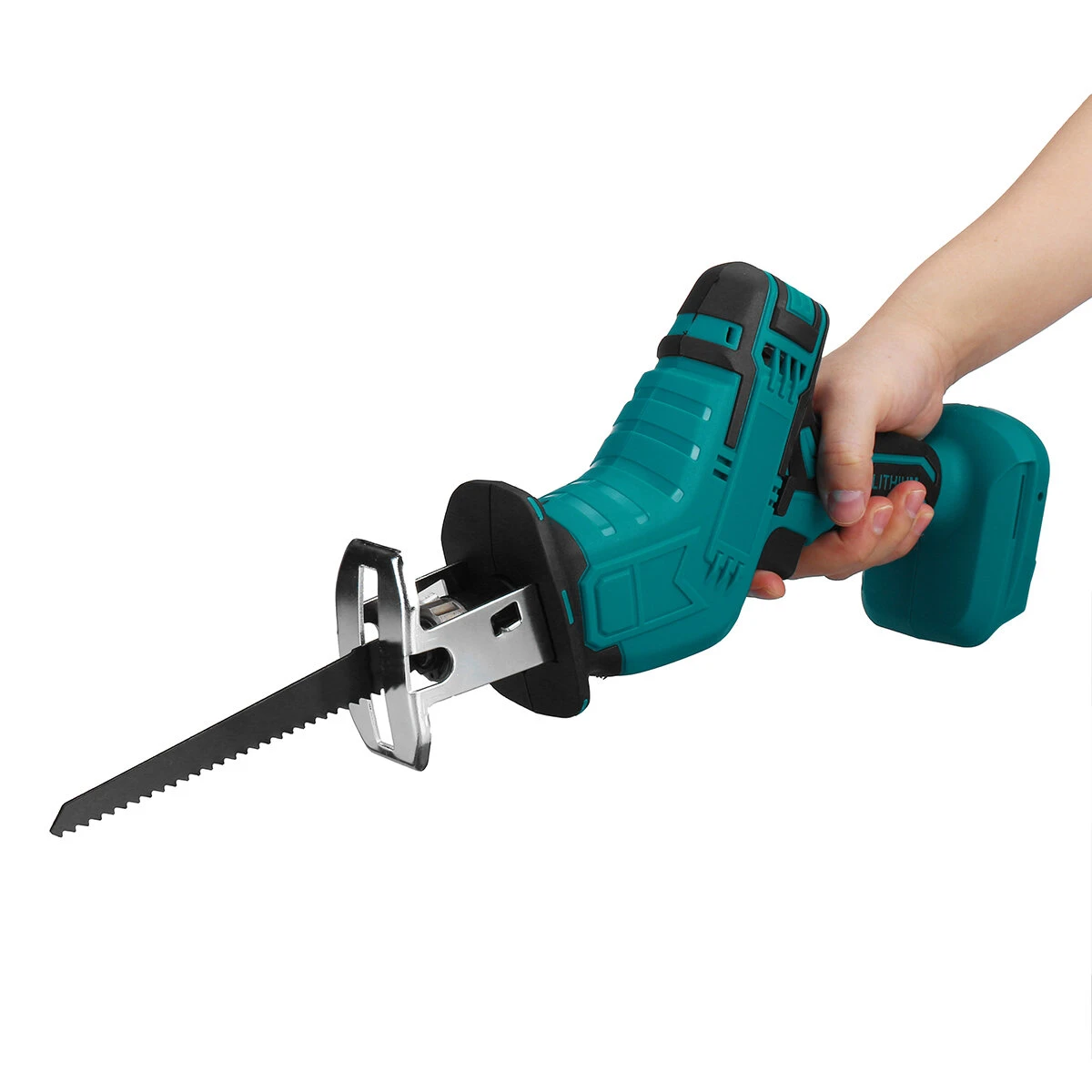 VIOLEWORKS 18V Cordless Reciprocating Saw Body With 4 Saw Blades Woodworking Pruning Saw For Makita 18V Battery