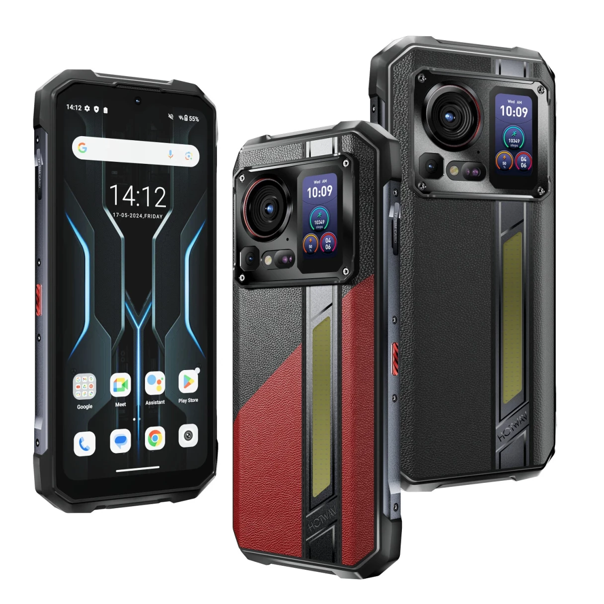 [EU Direct] HOTWAV Hyper 7 Pro 5G Dual Display 36GB 256GB 200MP Camera 6.6 inch 120Hz 2.4K Camping Light 33W Fast Charge 10800mAh Dimensity 7050 NFC Android 14 IP68 IP69K Waterproof Rugged Smartphone