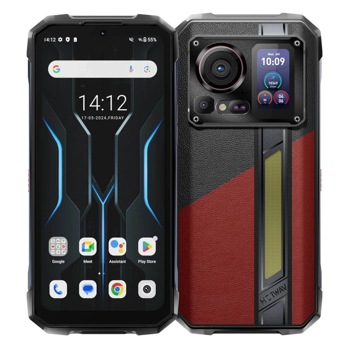 [EU Direct] HOTWAV Hyper 7 Pro 5G Dual Display 36GB 256GB 200MP Camera 6.6 inch 120Hz 2.4K Camping Light 33W Fast Charge 10800mAh Dimensity 7050 NFC Android 14 IP68 IP69K Waterproof Rugged Smartphone