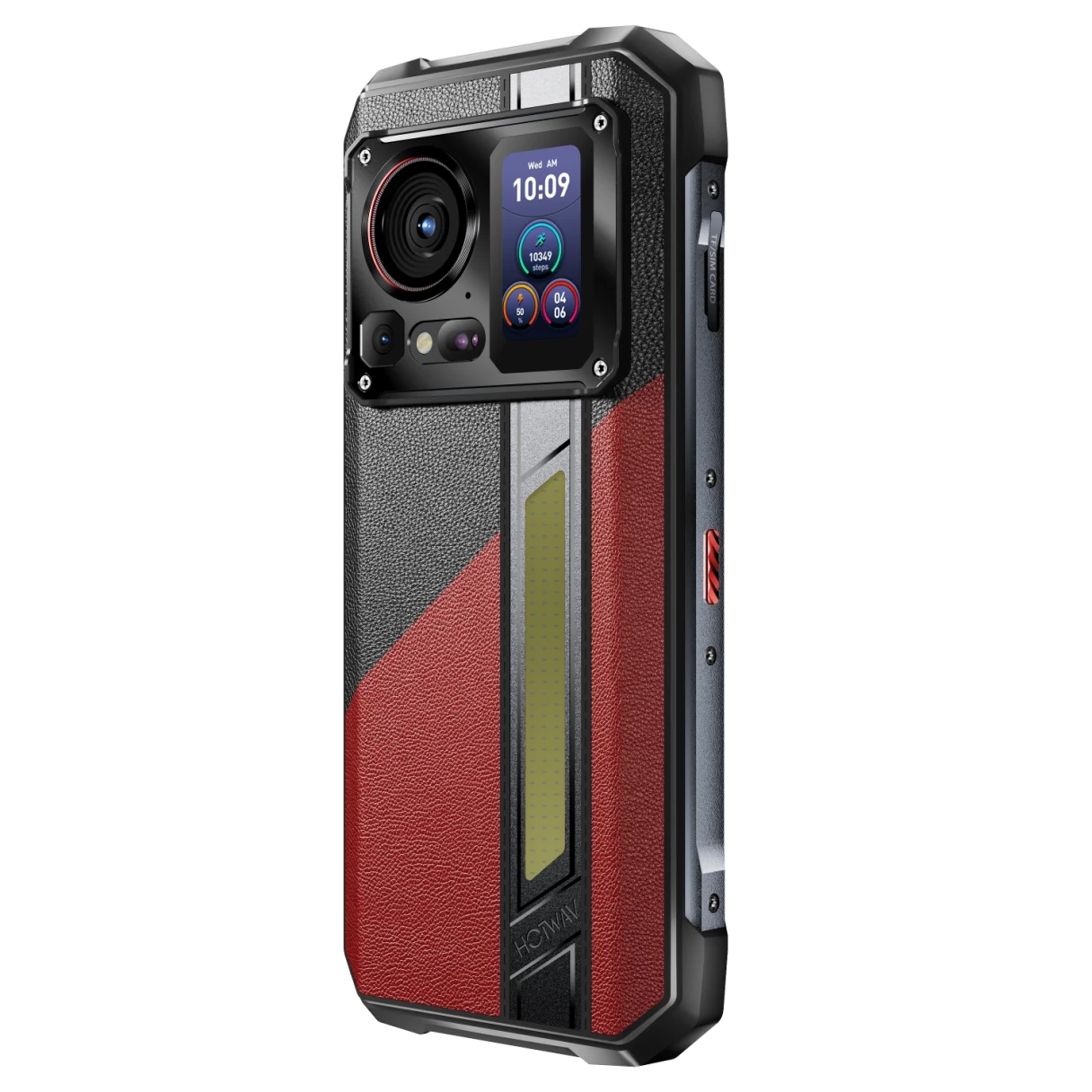 [EU Direct] HOTWAV Hyper 7 Pro 5G Dual Display 36GB 256GB 200MP Camera 6.6 inch 120Hz 2.4K Camping Light 33W Fast Charge 10800mAh Dimensity 7050 NFC Android 14 IP68 IP69K Waterproof Rugged Smartphone