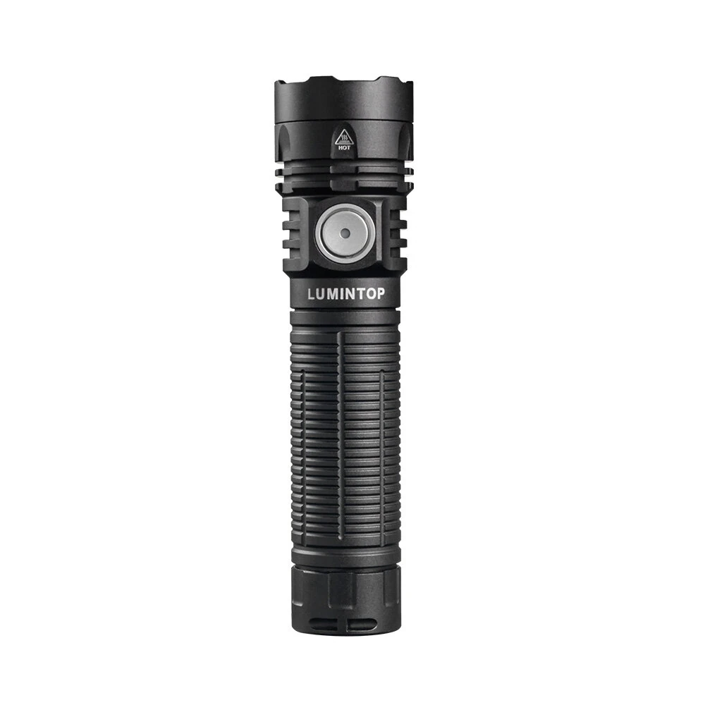 LUMINTOP W1 LEP+COB Multi Light EDC LEP Flashlight 650M Long Thrower Spotlight Mini Compact High Power Strong LED Search Light with COB White Red Light, Magnetic Tail, USB C Rechargeable Port