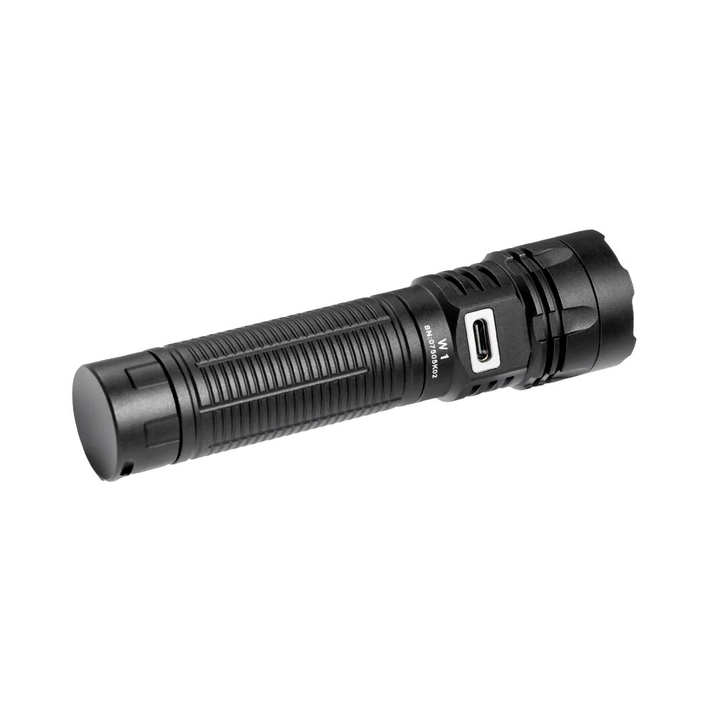 LUMINTOP W1 LEP+COB Multi Light EDC LEP Flashlight 650M Long Thrower Spotlight Mini Compact High Power Strong LED Search Light with COB White Red Light, Magnetic Tail, USB C Rechargeable Port