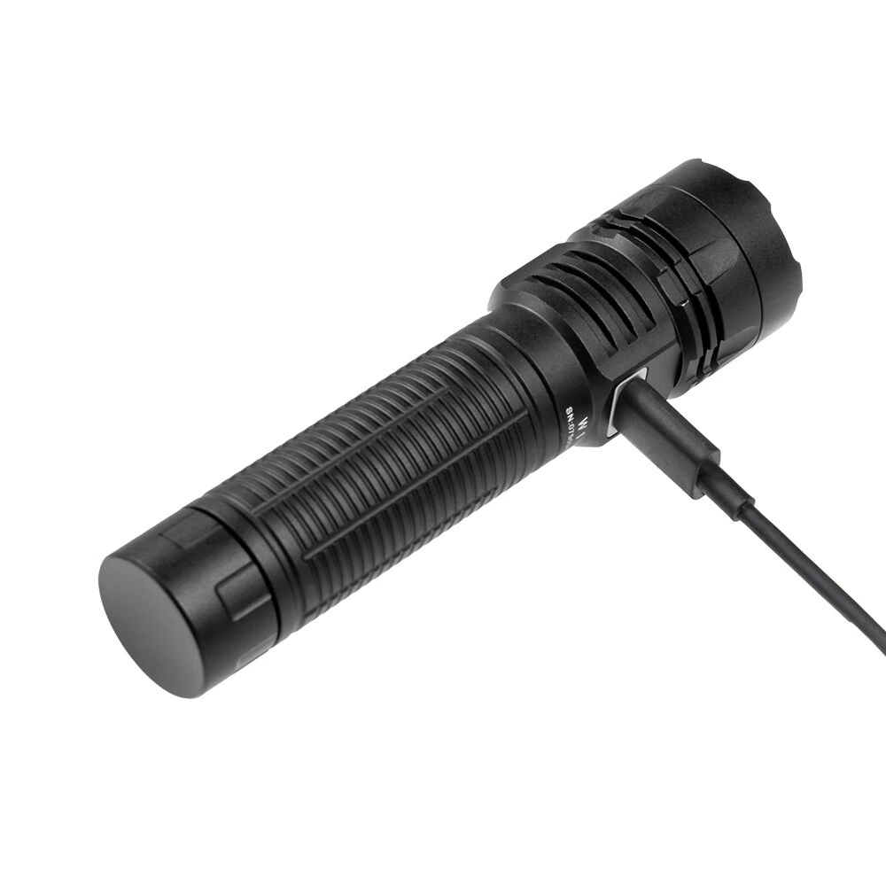 LUMINTOP W1 LEP+COB Multi Light EDC LEP Flashlight 650M Long Thrower Spotlight Mini Compact High Power Strong LED Search Light with COB White Red Light, Magnetic Tail, USB C Rechargeable Port