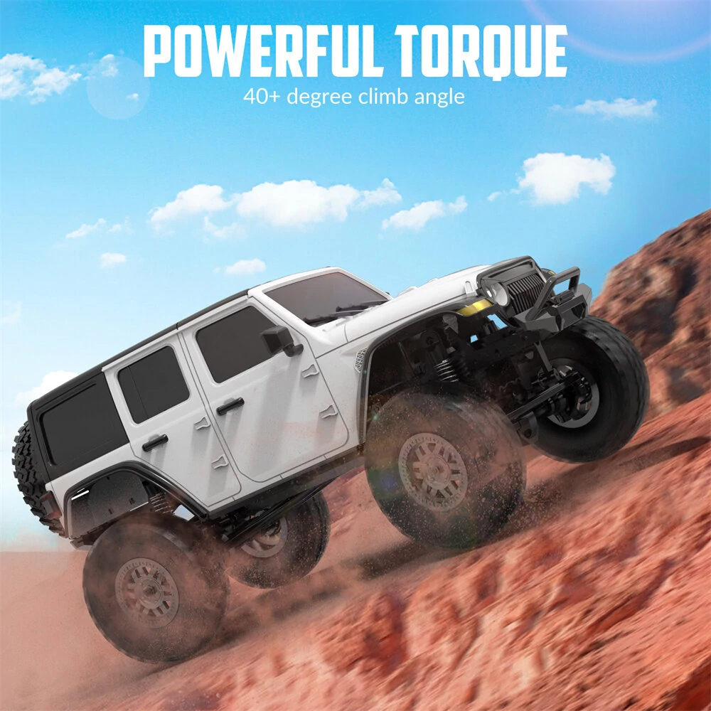 Volantexrc EXHOBBY 787-1 Two Batteries RTR 1/24 2.4G 4WD RC Car Rock Crawler LED Light Off-Road Climbing Monster Truck Vehicles Models Toys