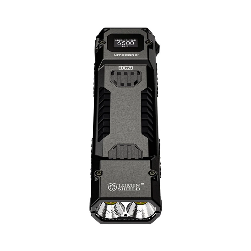 Nitecore EDC29 6500 Lumen USB-C Rechargeable Flat EDC Flashlight with Spotlight Floodlight, Slim Portable For Outdoor Adventure Tactical Patrol