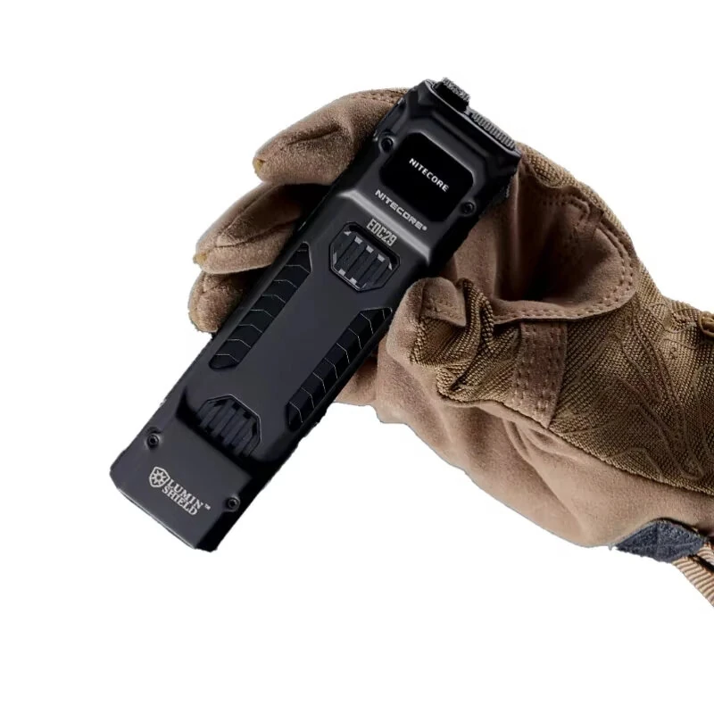 Nitecore EDC29 6500 Lumen USB-C Rechargeable Flat EDC Flashlight with Spotlight Floodlight, Slim Portable For Outdoor Adventure Tactical Patrol
