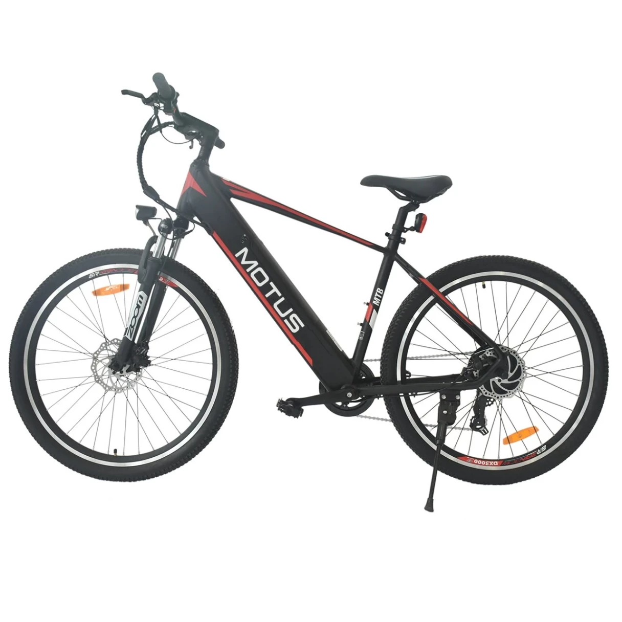 [EU Direct] MOTUS City Electric Bike Black-Red 36V 12.5Ah 250W BAFANG Motor 27.5Inch 50-65KM MAX Mileage 125KG Max Load Bicycle PVY Z20 PRO ENGWE P1 DUOTTS C29