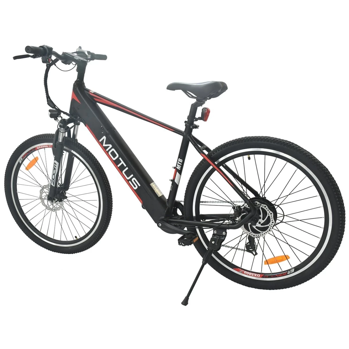 [EU Direct] MOTUS City Electric Bike Black-Red 36V 12.5Ah 250W BAFANG Motor 27.5Inch 50-65KM MAX Mileage 125KG Max Load Bicycle PVY Z20 PRO ENGWE P1 DUOTTS C29