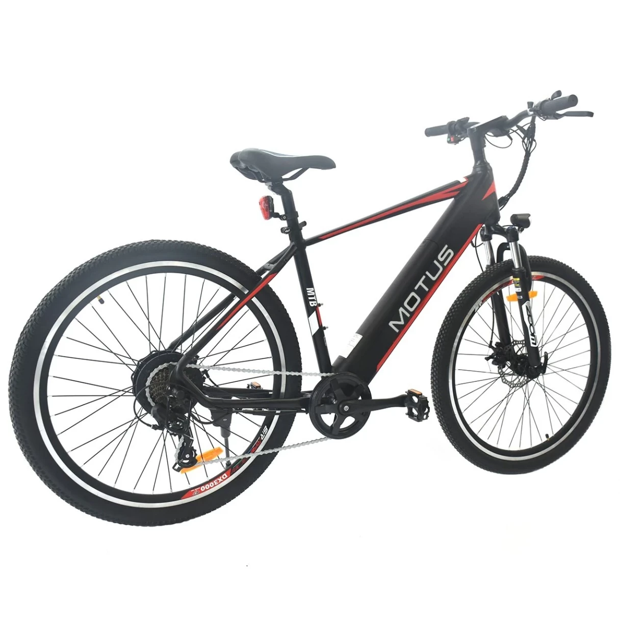 [EU Direct] MOTUS City Electric Bike Black-Red 36V 12.5Ah 250W BAFANG Motor 27.5Inch 50-65KM MAX Mileage 125KG Max Load Bicycle PVY Z20 PRO ENGWE P1 DUOTTS C29