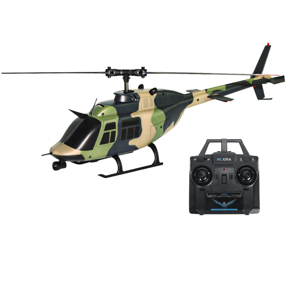 RC ERA C138 Bell 206 2.4G 6CH 6-Axis Gyro 1:33 Scale Altitude Hold Flybarless RC Helicopter RTF