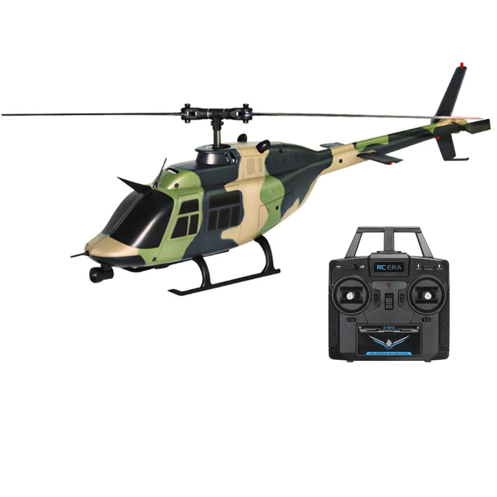 RC ERA C138 Bell 206 2.4G 6CH 6-Axis Gyro 1:33 Scale Altitude Hold Flybarless RC Helicopter RTF