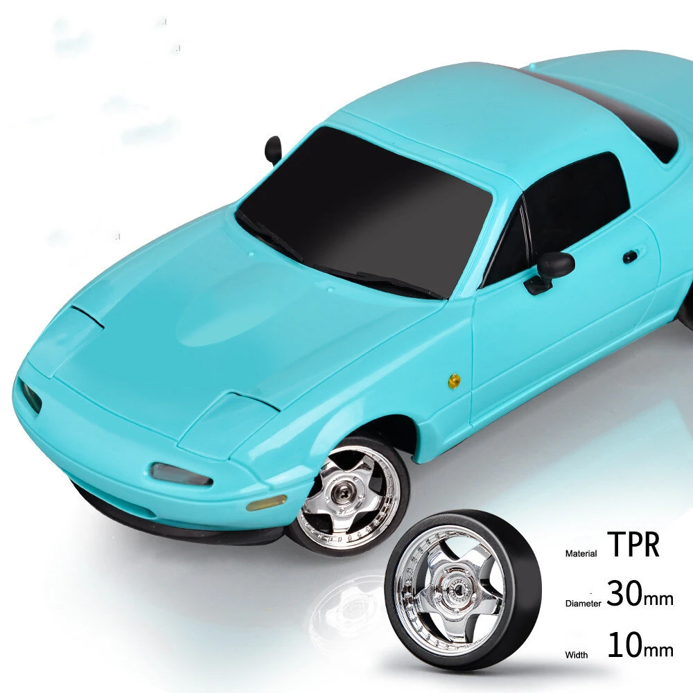 LDRC 1804 RTR 1/18 2.4G RWD RC Car Drift for Mazda MX-5 Gyro LED Light On-Road Full Proportional Racing Vehicles Models Toys