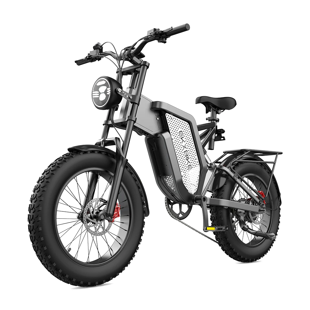 [EU DIRECT] EKX X20 Electric Bike 48V 35AH Battery 2000W Motor 20*4.0inch Tires SpokeWheel 120KM Max Mileage 150KG Max Load Electric Bicycle