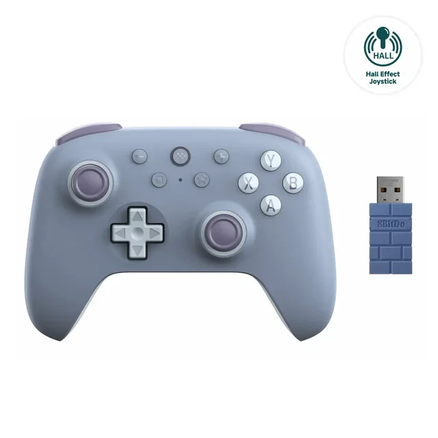 8Bitdo Ultimate 2C Wireless Controller for Windows PC and Android with 1000Hz Polling Rate Hall Effect Joysticks and Hall Triggers and Remappable L4/R4 Bumpers