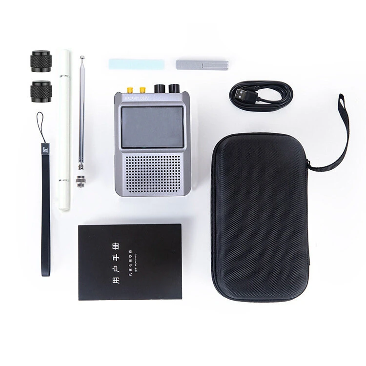 2nd Upgraded Generation Malahit-DSP2 SDR Radio Receiver 10kHz-380MHz 404MHz-2GHz Built-in 5000mAh Battery