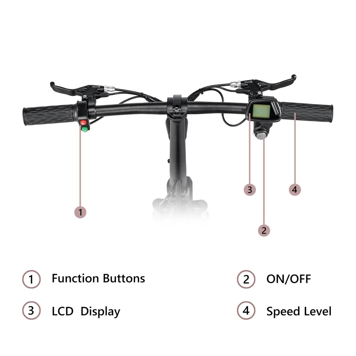 [EU Direct] HONEY WHALE M5 PRO-S Electric Scooter with Seat 48V 13AH Battery 500W Motor 12inch Pneumatic Tires 35KM Max Mileage 120KG Max Load Folding E-Scooter