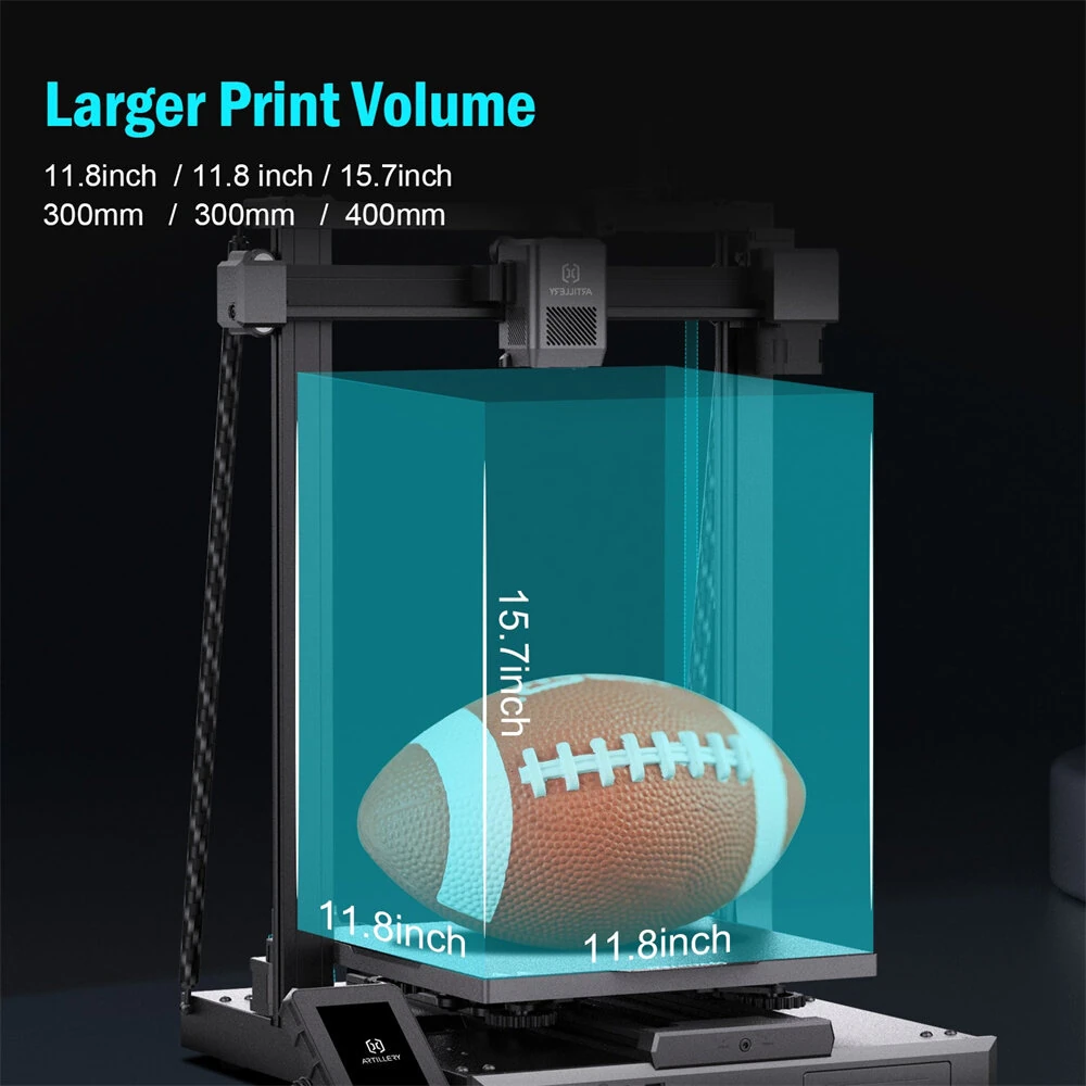 [EU Direct]Artillery SW X3 Plus High Speed 3D Printer 300*300*400mm Printing Area Automatic Cleaning NozzleAuto Wiping Filament Auto Bed Leveling 300mm/s 3D Printer