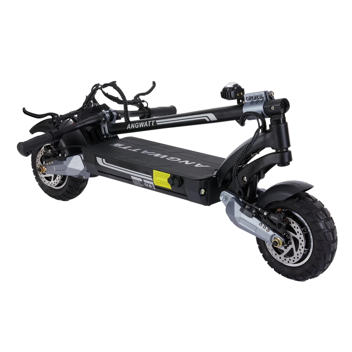 [EU DIRECT] ANGWATT X1 2.0 Electric Scooter 60V 3600W (2*1800W) Dual Motor 10-Inch Tubeless Tire Electric Scooter 65-85KM Mileage 200kg Max Load EU Plug Better Than Zero 10X LAOTIE SR10