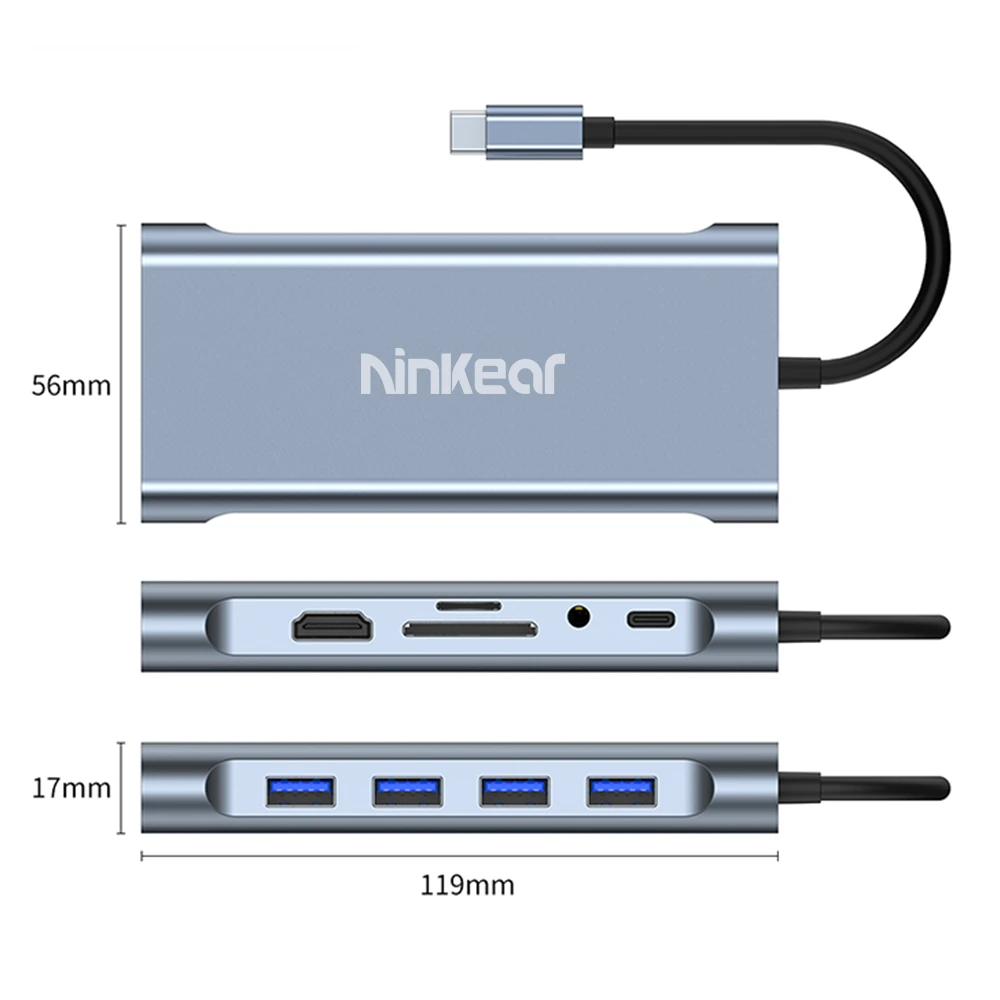 [Free Type-C HUB] Ninkear N16 Pro Laptop 120Hz 2.5K 16 Inch Intel Core I9-12900HK 32GB DDR4 1TB SSD Windows 11 WIFI 6 Fingerprint Unlocking Full Size Backlit Keyboard Narrow Bezel Notebook