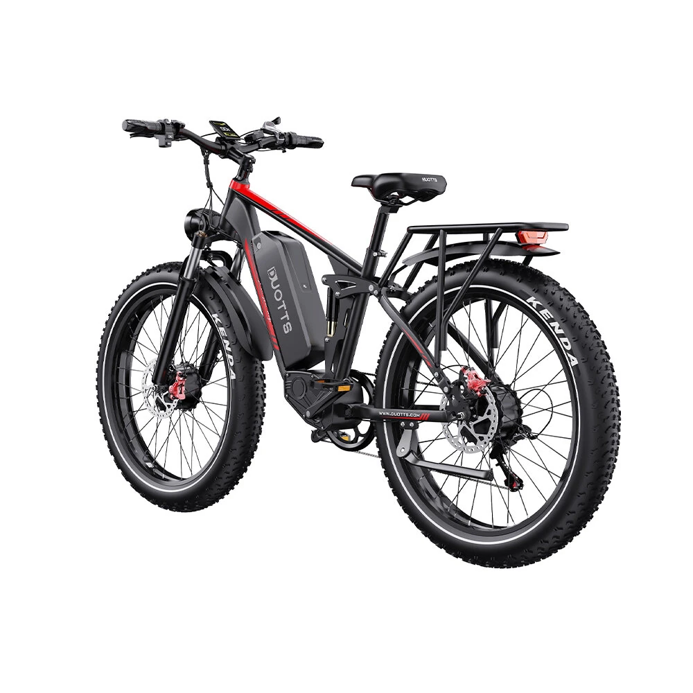 [EU DIRECT] DUOTTS S26 Electric Bike 2024 Version 48V 20AH SamsungBattery 1500W(750W*2) Dual Motors 26*4.0inch Fat Tires 120-150KM Max Mileage 200KG Max Load Electric Bicycle